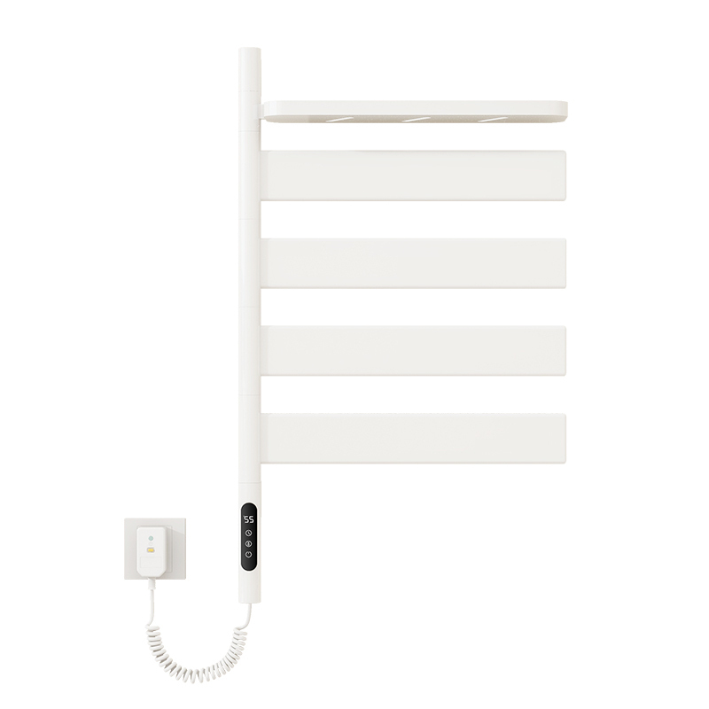 SIOYIE/芯毅德国品牌智能电热毛巾架烘干除湿浴室可旋转抑菌防水防潮浴巾架免费安装G69 白色