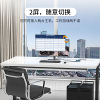 迈拓维矩MT-260KL手动kvm切换器二进一出2口vga电脑笔记本监控主机共享usb键盘鼠标显示器2进1出配线