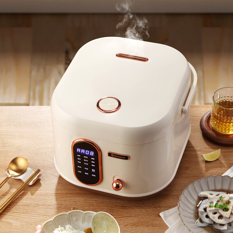 西屋(WESTINGHOUSE) Z 860W全铝厚釜不粘内胆4L家庭大容量多功能电饭煲 WRC0436高清大图