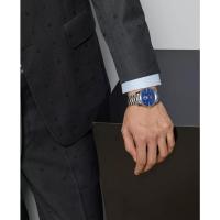 Gucci/古琦男士蓝色自动机械不锈钢腕表40mm防水商务休闲手表