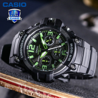 卡西欧(CASIO)男表 手表男石英表防水运动百搭日韩品牌腕表MCW-100H