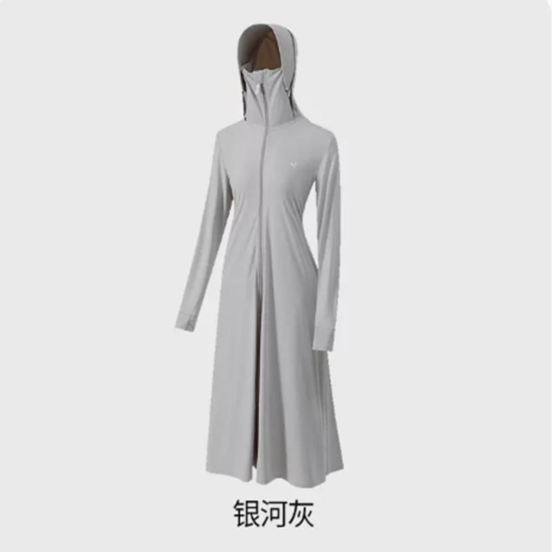 VVC防晒衣女可收纳防紫外线防晒服长袖款户外遮阳夏薄外套海滩 时尚黑 货期5-10天