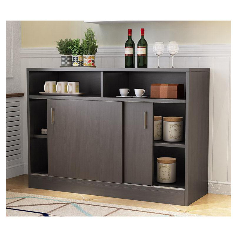 卡里鳄铝合金餐边柜茶水柜klebcg14储物柜茶水间移动门备餐柜