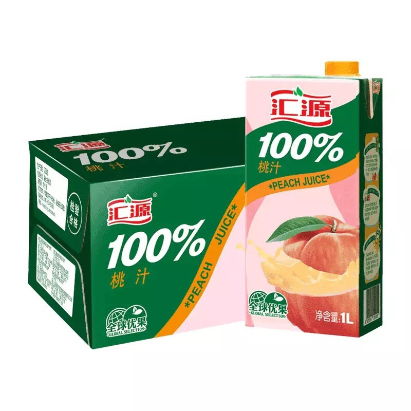 汇源桃果汁1l12盒视频