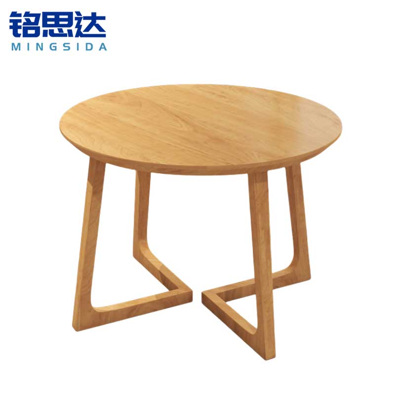 铭思达洽谈桌椅实木套高清大图