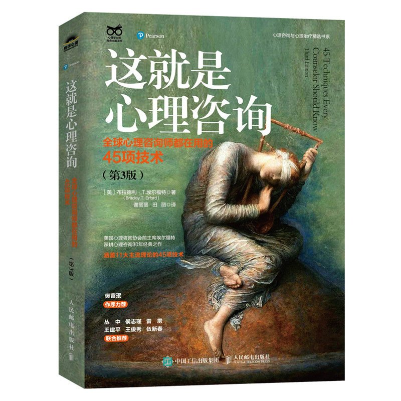 [正版]这就是心理咨询第3版 45项心理学咨询技术 心理咨询师自身成长心理咨询与经典案例技术真实咨询会谈案例