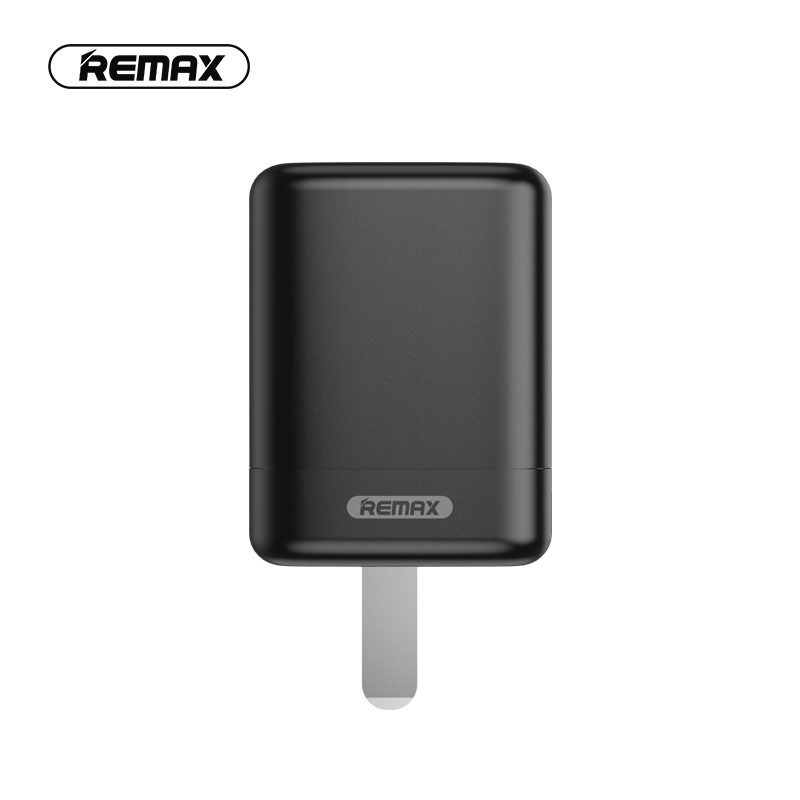 REMAX 迷你 双USB适配器 2.4A 黑色 充电器头多口USB双口苹果X华为小米安卓vivo手机通用多功能插座