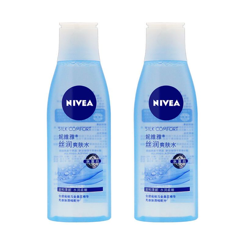 不含酒精 清爽补水 妮维雅 丝润爽肤水200ml 女士补水保湿化妆水柔肤舒缓控油