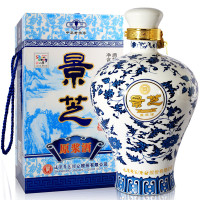 景芝青花瓷原浆酒62度1500ml大容量粮食酒大坛礼盒装