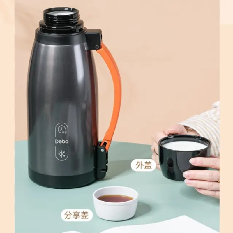 德铂/DEBO DEP-854 1.6L 黑色 保温水壶高清大图