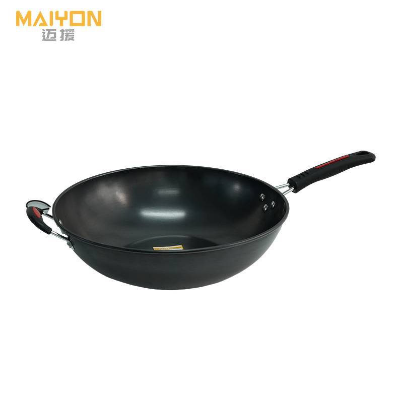 迈援 家用厨房 炒锅 36cm平底 个