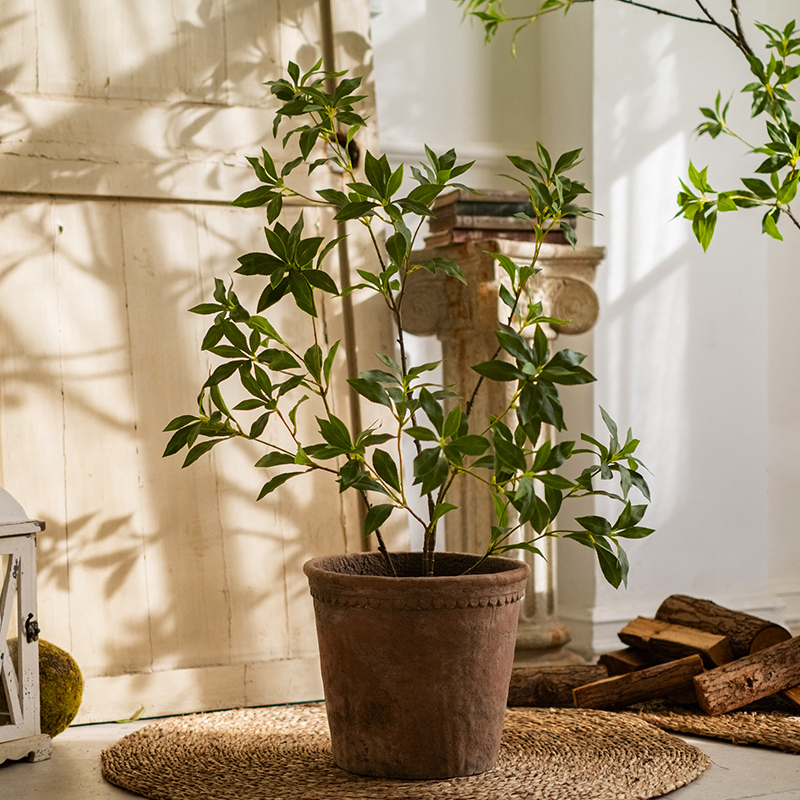 掬涵大型仿真绿植吊钟植物马醉木室内客厅装饰摆件假树落地盆栽
