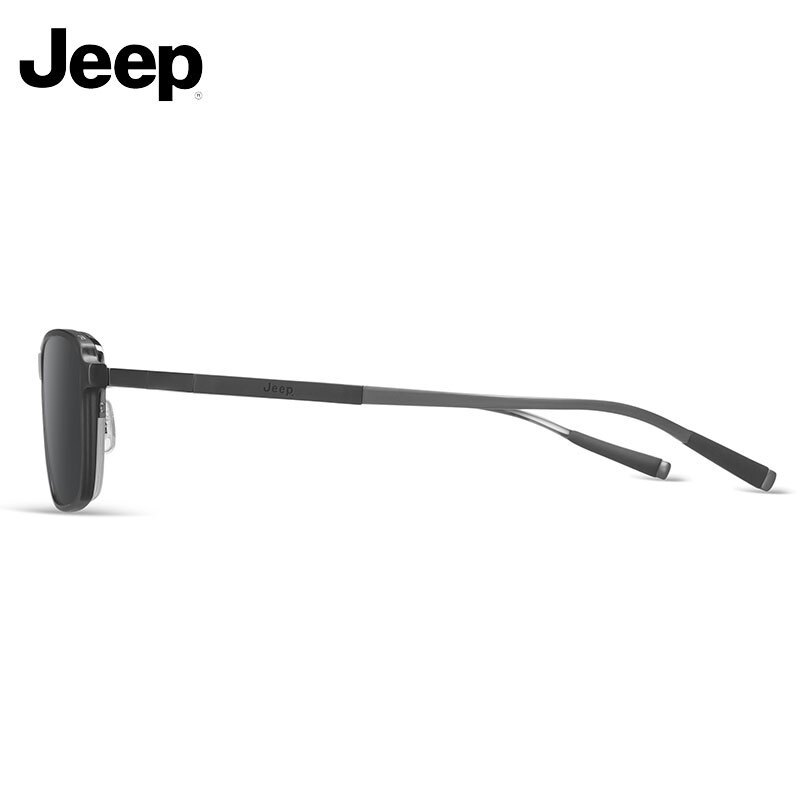 Jeep半框商务光学眼镜框男大脸近视眼镜架磁吸偏光镜片JEEPT7058