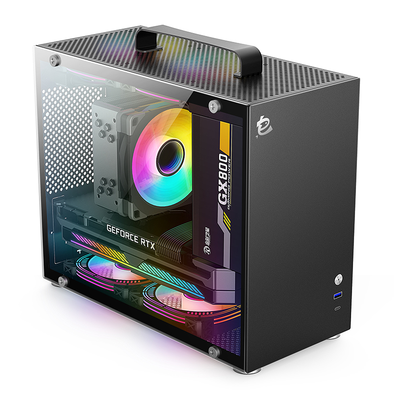 铭能 AMD A10四核/16G内存/256G SSD高速固态 台式电脑 台式机 电脑主机 组装电脑 组装机mini迷你电脑 家用办公台式主机商务娱乐影音游戏学生网课直播电脑高清大图