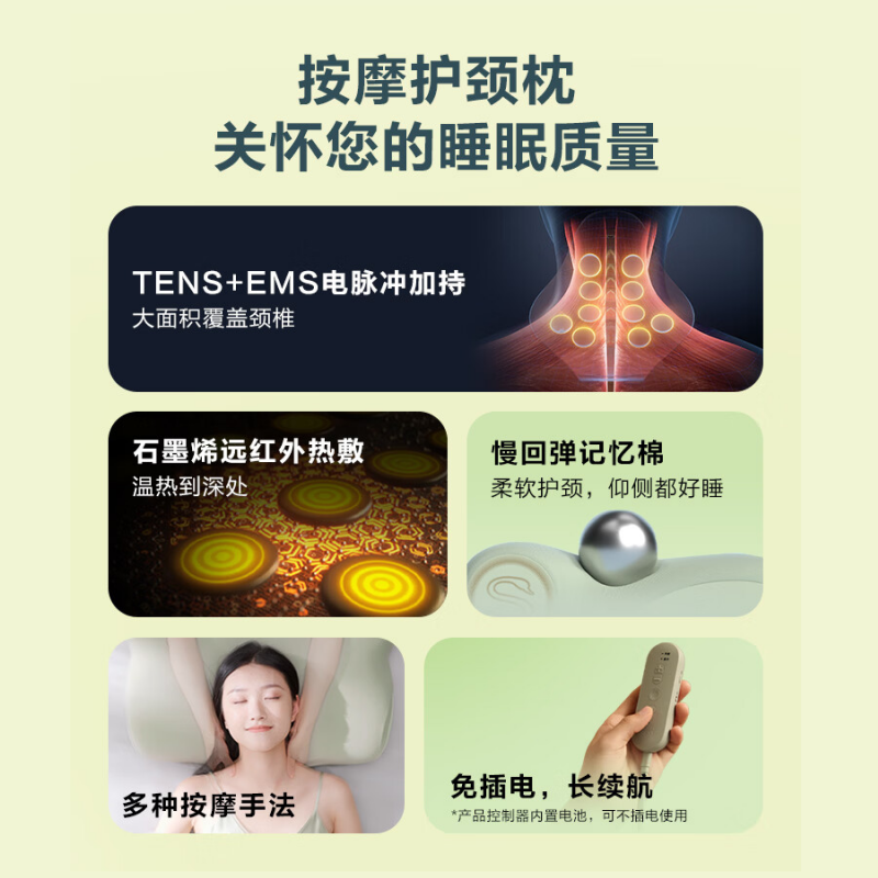 SKG 颈椎枕护颈 P5系列1代 脉冲款(单位:台)高清大图
