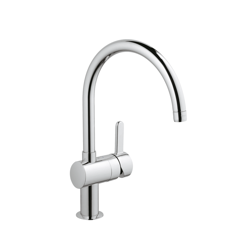 德国-高仪（GROHE）进口厨房水龙头 冷热水可旋转星闪镀铬