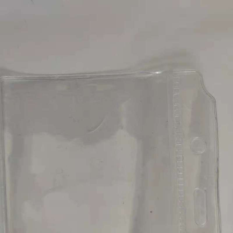 LTSM 晨光 PVC价格吊牌标签袋 领标平口袋定做 PVC透明袋备扣袋子 容积90*57mm
