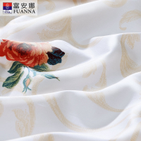 富安娜(FUANNA)家纺 纯棉四件套全棉床品套件其他床上用品床单被套皮马棉 盛世华歌