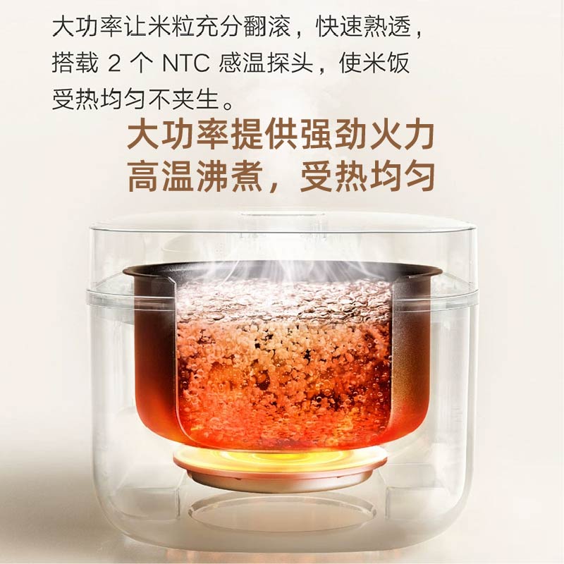 追璞智能电火锅JP-DD106 500瓦机械操控3升大容量火锅家用加热均匀快速美味设计高清大图
