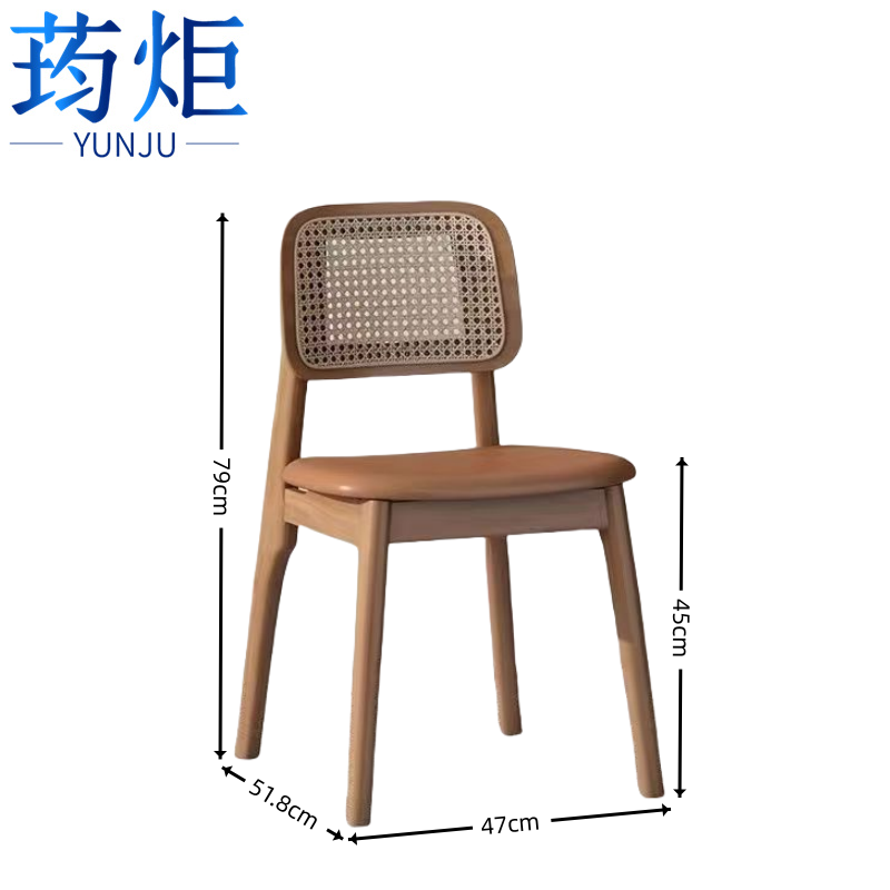 荺炬休闲椅软包面把高清大图