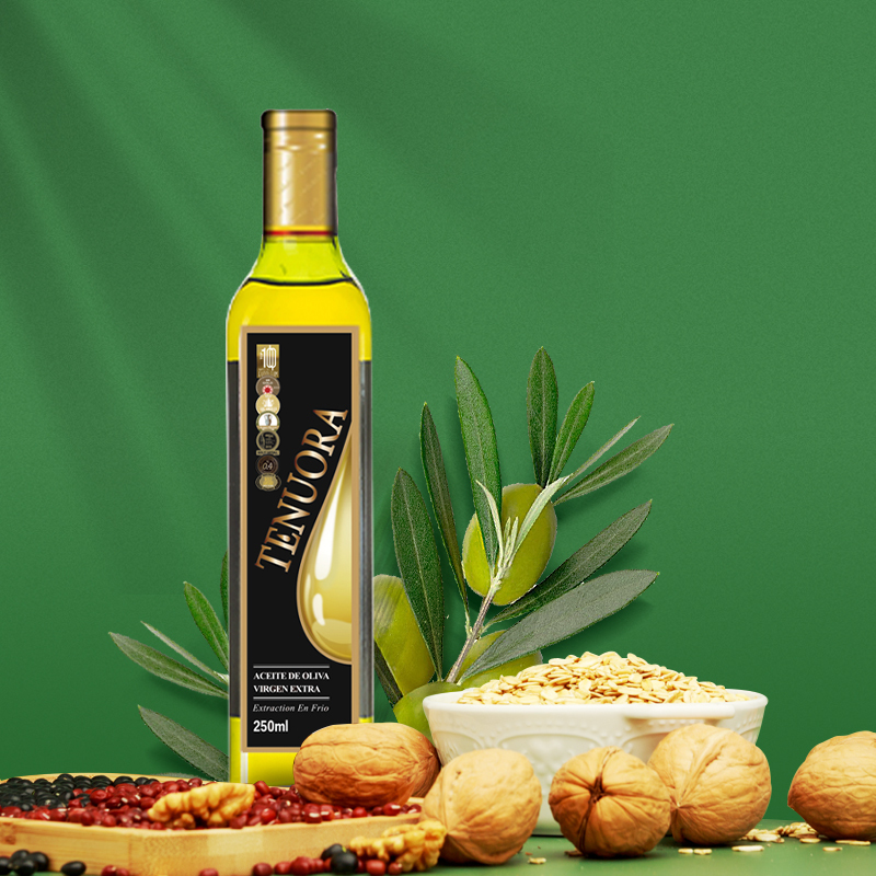 特诺娜(Tenuora Olive) 特级初榨橄榄油黑色精装 礼盒250ml*2高清大图