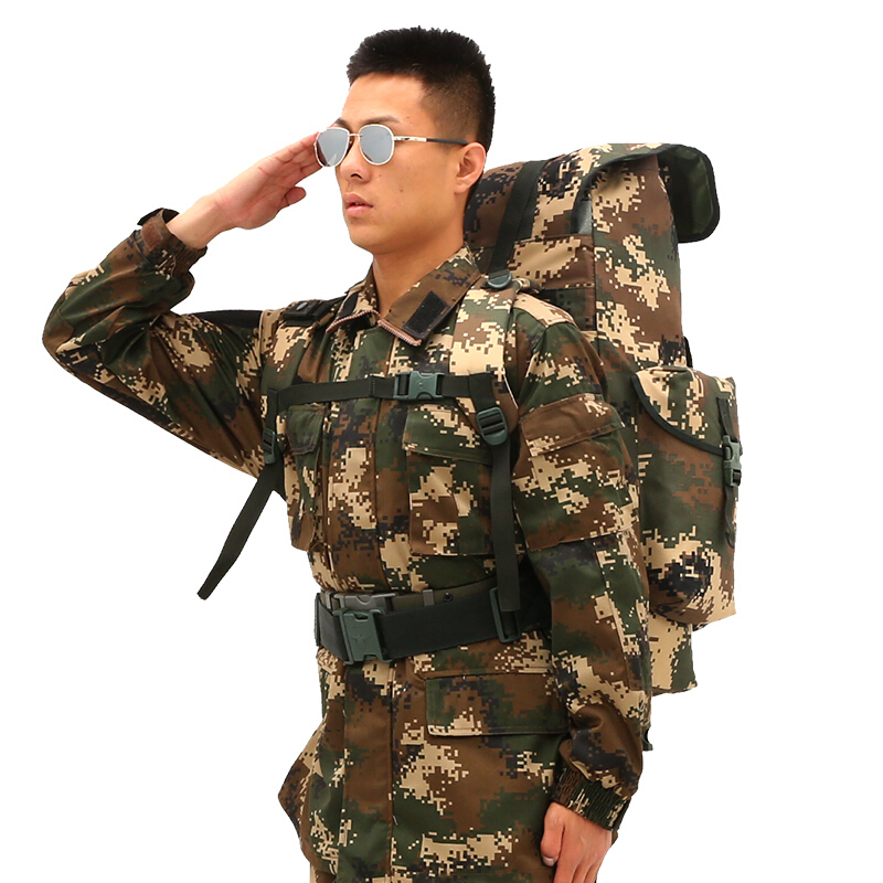 兵器库 新式军迷用09迷彩背囊双肩登山背包战备包户外背囊携行具 冬季款