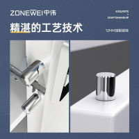 域赢保密柜文件办公档案柜钢制保险柜指纹密码锁灰白矮柜单节带暗抽