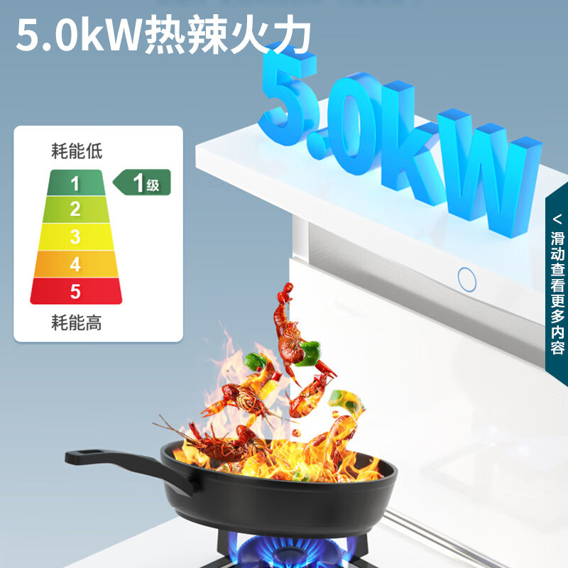 森歌(SENG)海豚系列L1集成灶 集成消毒柜款 二星级消毒一体式吸烟机燃气灶具 家用抽油烟机燃气灶 灰色天然气