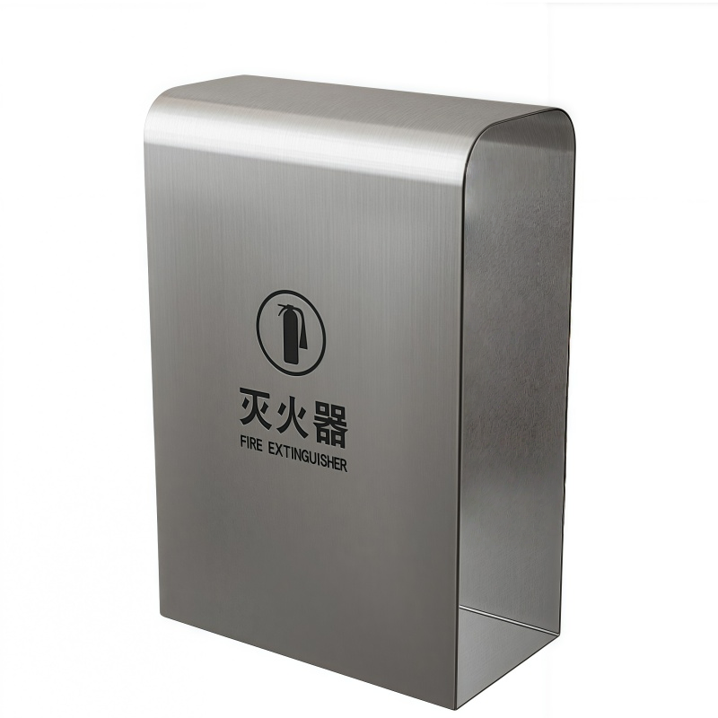 义尊 不锈钢灭火器箱 350*200*550mm 个高清大图