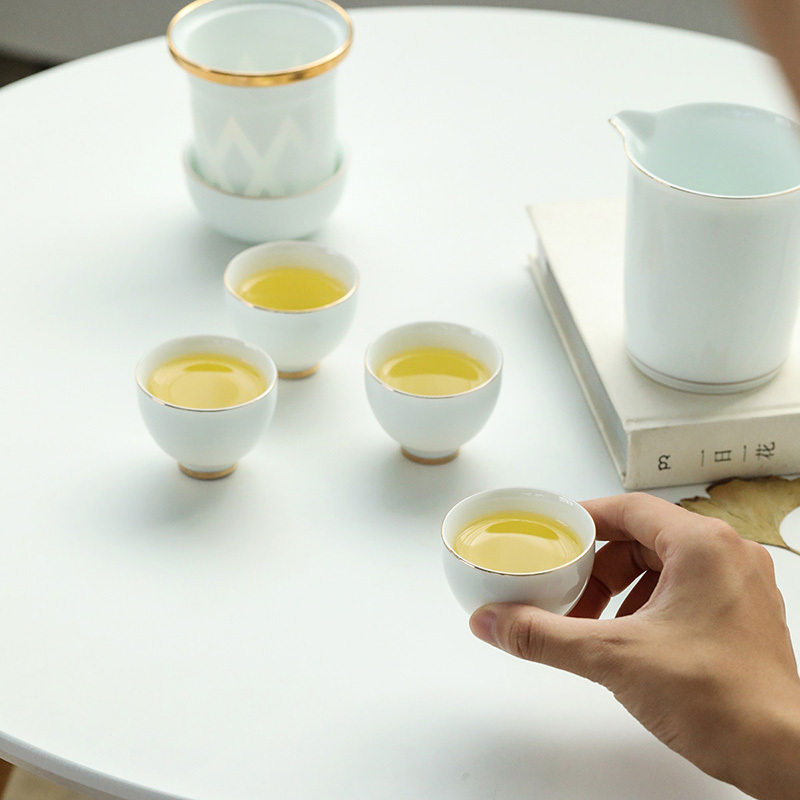 領藝 日式简约旅行茶具套装便携式车载陶瓷旅游功夫泡茶器