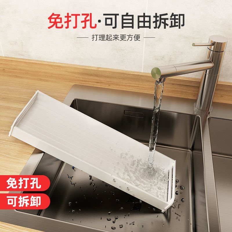厨房调味料置物架免打孔壁挂式调料挂架用品家用大全收纳架子白色