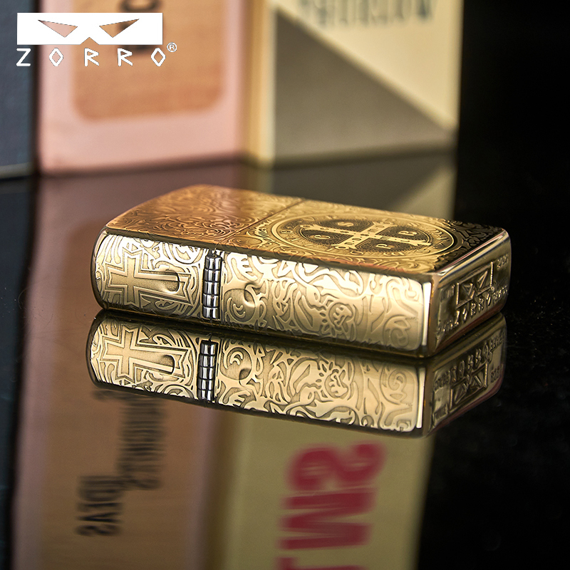 佐罗(zorro)品牌打火机 二代原铜恶灵挽歌报价_参数__