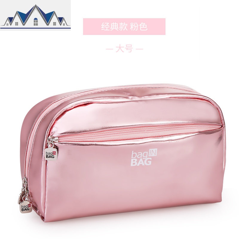 化妆包女小号便携网红韩国可爱口红日系随身少女心2019新款收纳袋_5_825 经典款【粉色大号】8年老店感恩回馈