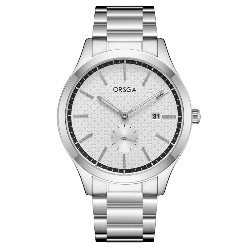 ORSGA手表男简约男士手表防水日历时尚休闲商务学生男表石英表腕表1177G图片