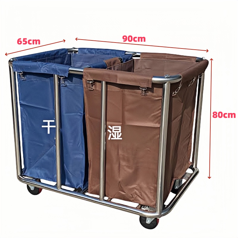 悦兴诚布草车 清洁布草车90*65*80cm