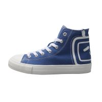 FEIYUE/飞跃B站跸喱跸喱联名款雾霾蓝高帮小电视帆布鞋0062