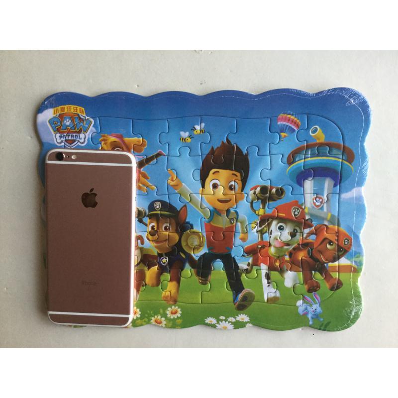 儿童40片纸质拼图宝宝早教拼插玩具动手动脑智力开发拼板猪猪侠拼图8