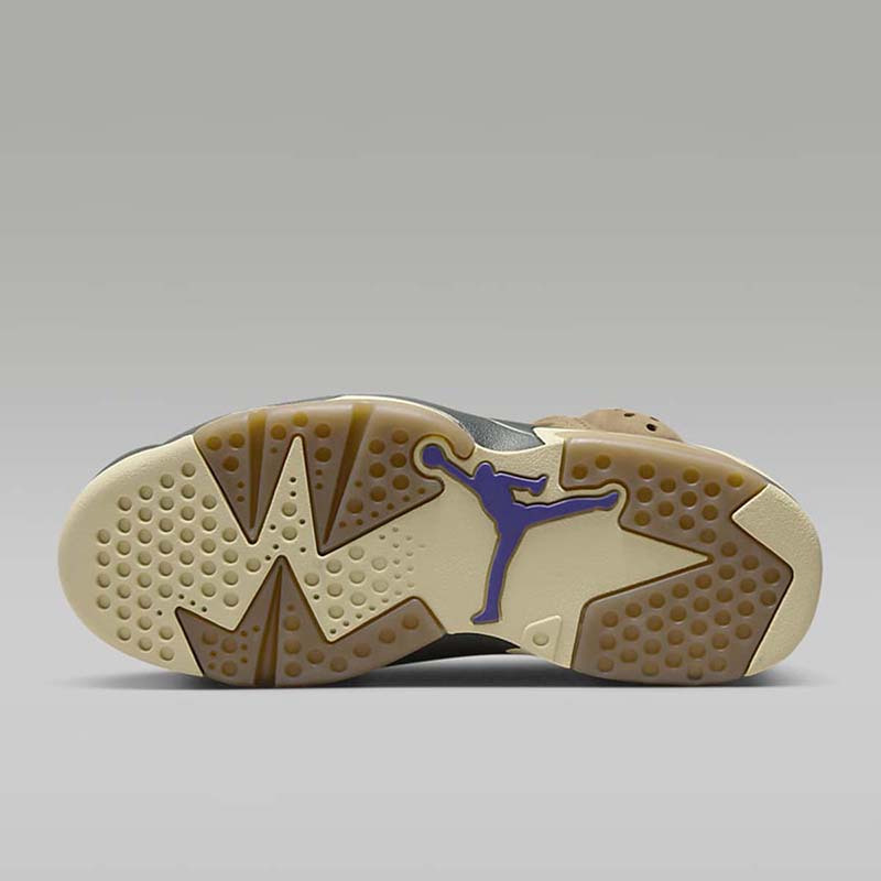 耐克nikeairjordan6aj6棕色女子高帮实战篮球鞋fd1643300