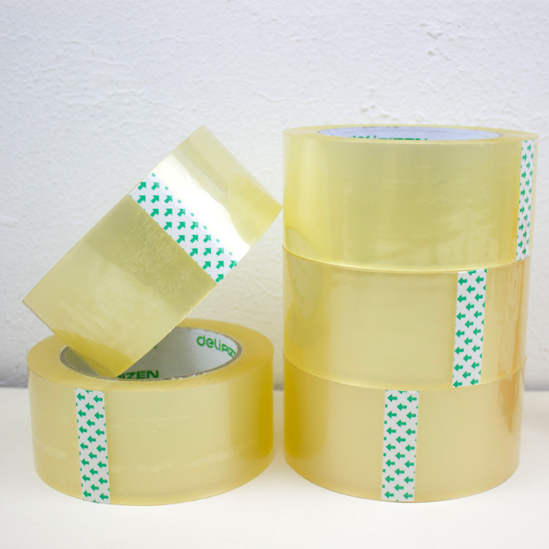 得力(deli)30912封箱胶带胶带纸封口胶透明胶带 48mm*100Y办公用品 6卷