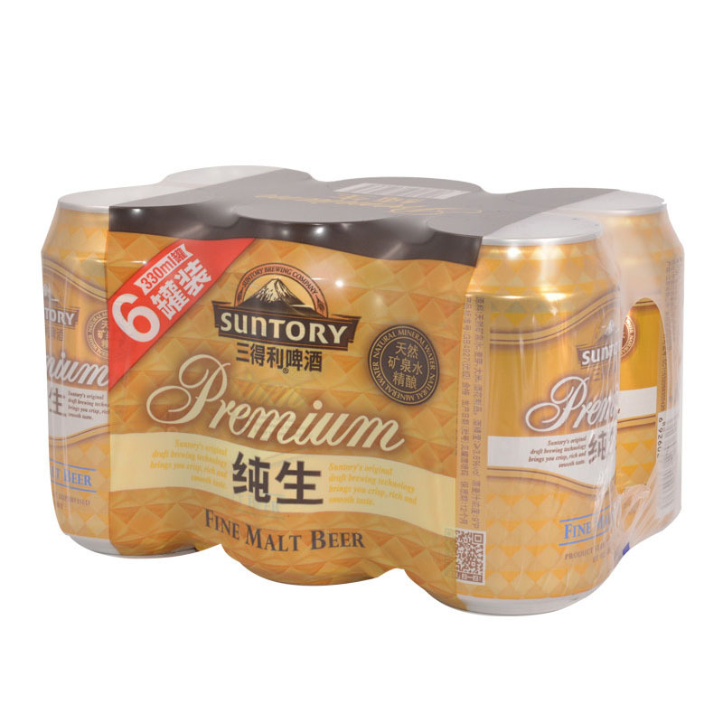 三得利啤酒(Suntory)纯生 330ml*6罐