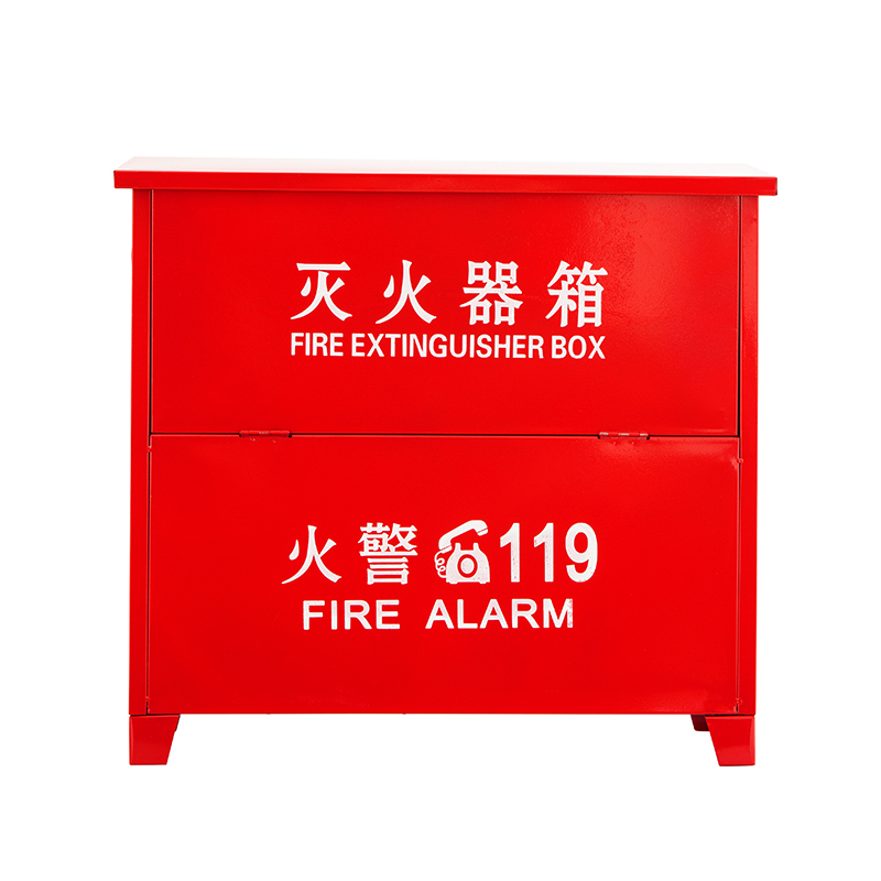 神龙 灭火器箱 消防箱 可放置2/3/4公斤干粉灭火器 2/3L水基型灭火器三具 内采使用