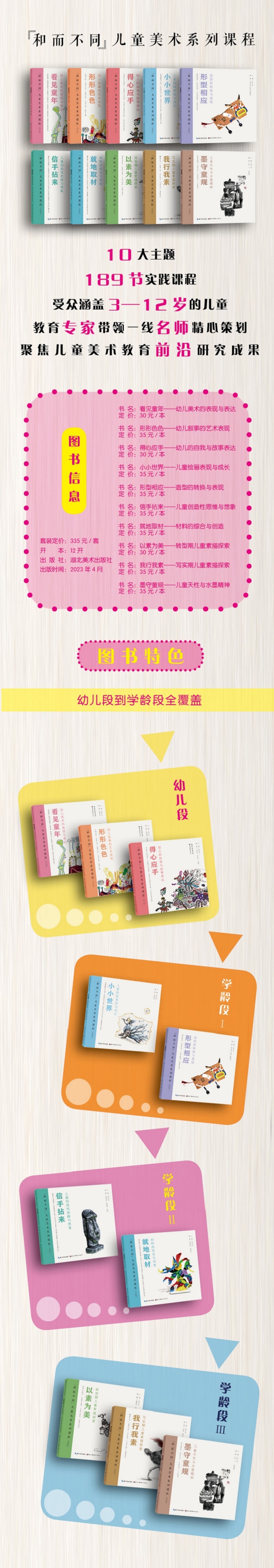 [粉象优品]形形色色 幼儿叙事的都艺术表现 和而不同 儿童美术系列课程幼儿段 梁婷婷编著幼儿园美术教材辅创意绘画启蒙画高清大图