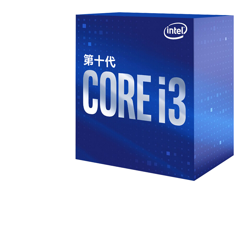 英特尔(Intel)i3-10100 酷睿四核 盒装CPU 处理器