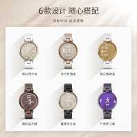 Garmin佳明lily 时尚欧美智能心率手表女 健康监测经期睡眠运动多功能智能表触屏电子表女士腕表