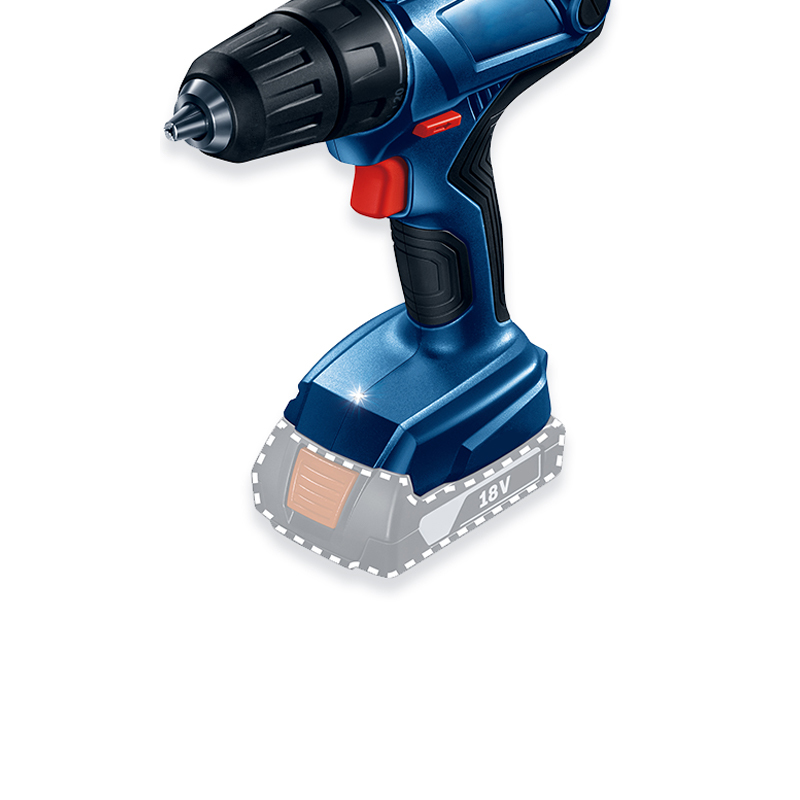 锂电手枪钻冲击钻多功能电动螺丝刀 gsb180-li(两电一充2.0ah)