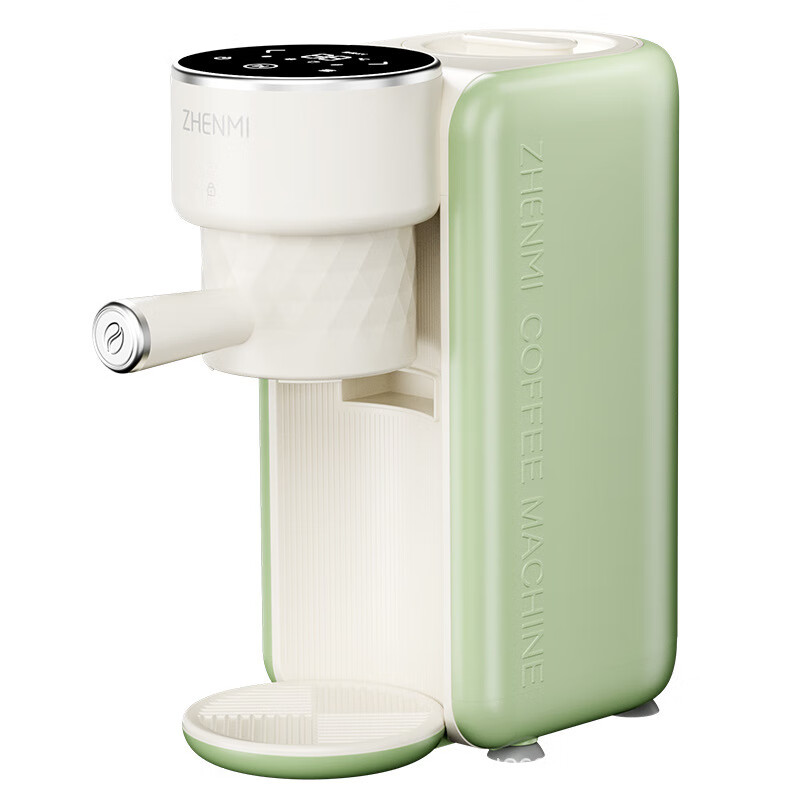 臻米 意式咖啡机 ZMKF-A1 半自动家用小型迷你浓缩咖啡美式咖啡 标配(不带茶仓和胶囊仓)