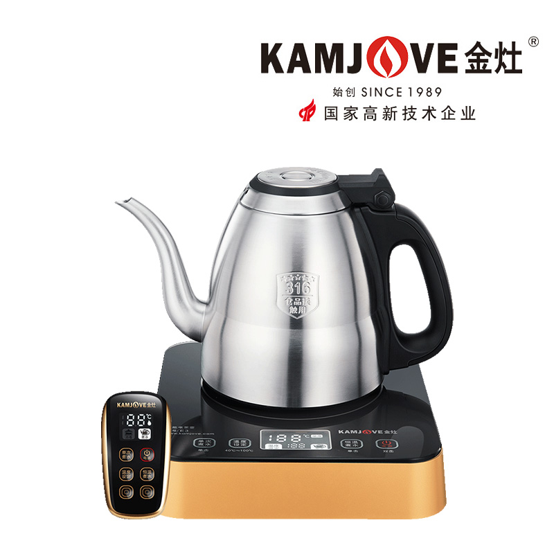 金灶E3蓝牙音箱电热水壶电茶炉泡茶专用烧水壶保温一体茶具家用高清大图
