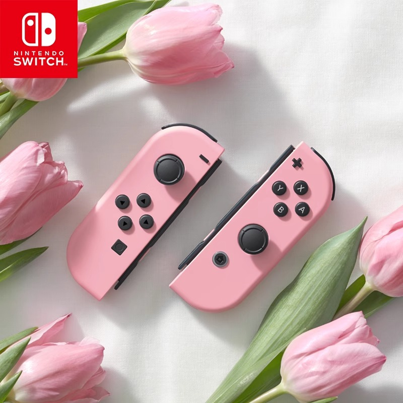Nintendo Switch任天堂游戏机专用手柄joycon无线蓝牙控制器oled主机NS左右摇杆配件 蓝色/电光黄