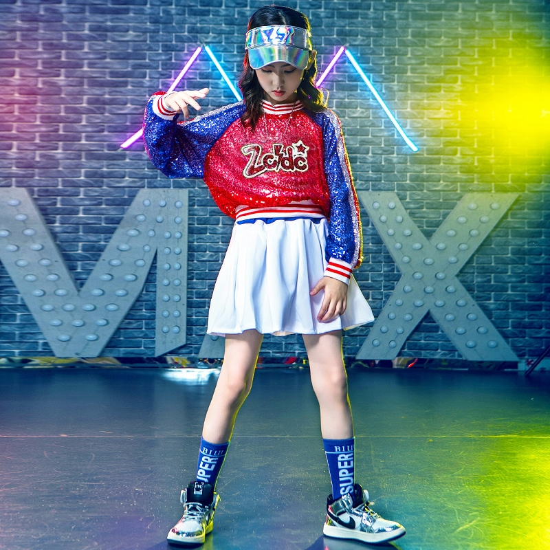 儿童演出服街舞套装迈高登嘻哈少儿男童架子鼓女童爵士舞六一节服装