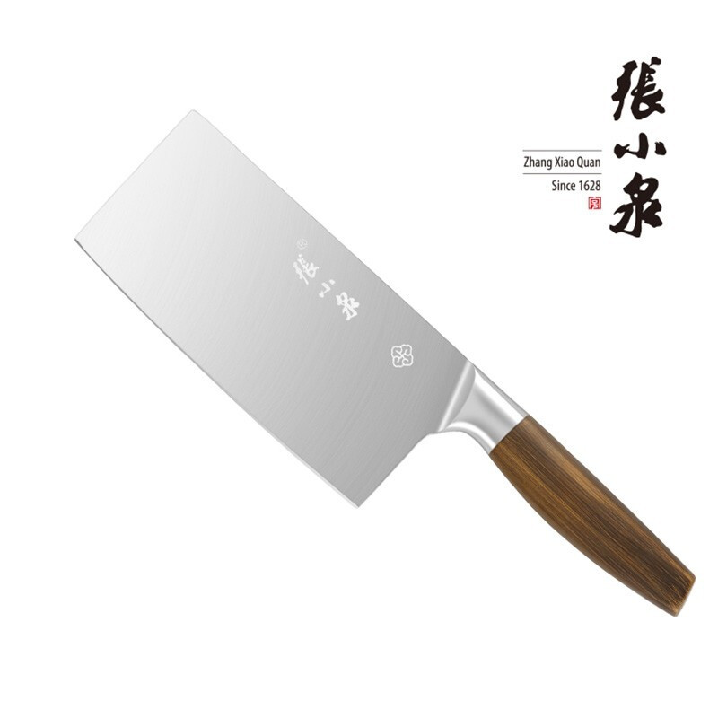 张小泉菜刀家用切片厨师专用厨房不锈钢切肉切菜厨房刀具鬼冢系列斩切刀(单把)高清大图